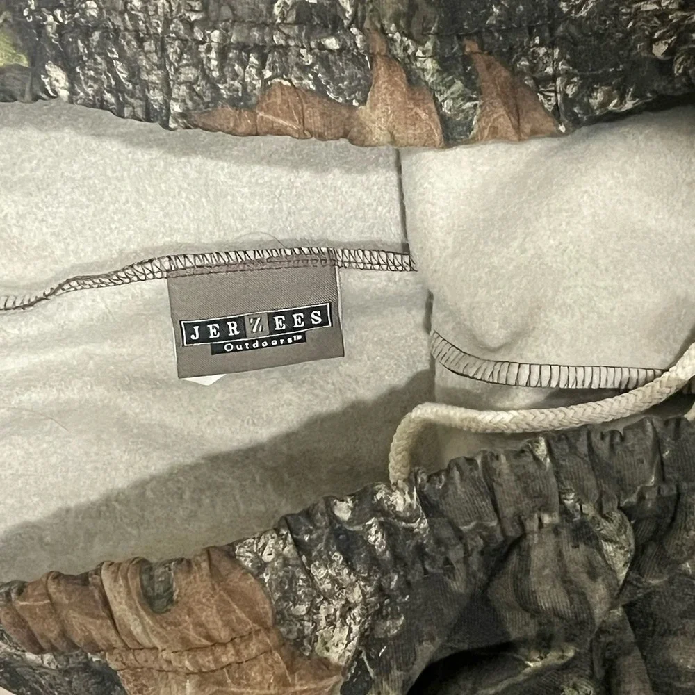 Vintage Jerzees Outdoors Realtree Camo Mossy Oak Cargo Sweatpants Baggy Size M